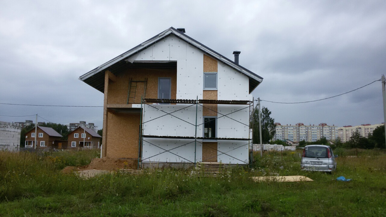 каркасный дом утепление